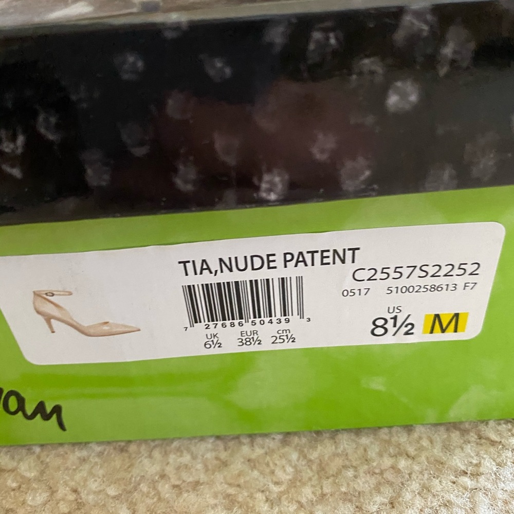Sam Edelmon Women’s Shiny nude high heels 8.5 - Picture 5 of 6